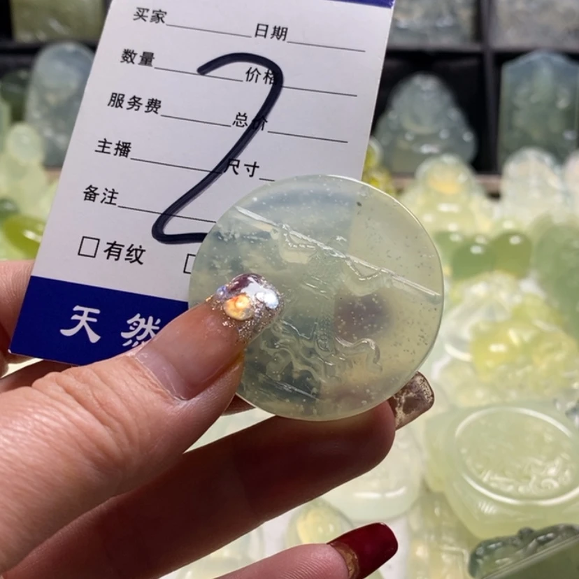 【闪购商品】蛇纹石玉颈饰合金