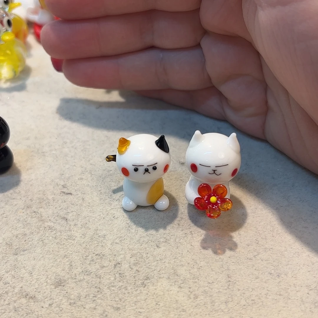 爱***式手工艺品琉璃一对
