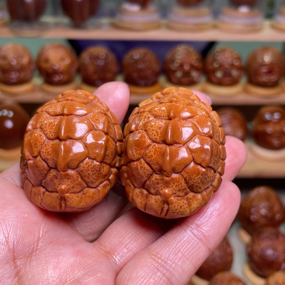 橄榄核手串/手链小富甲一对