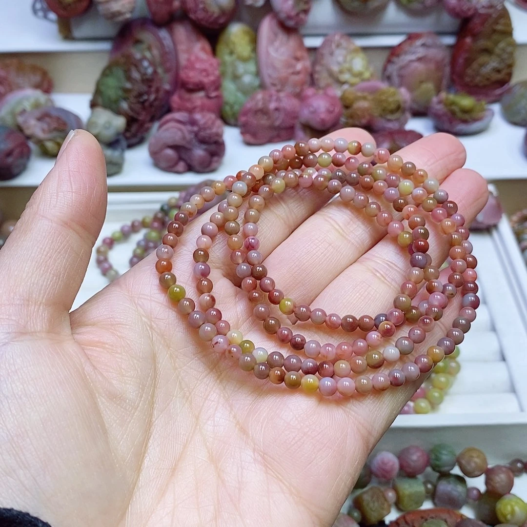 玛瑙/玉髓盐源玛瑙手链未镶嵌