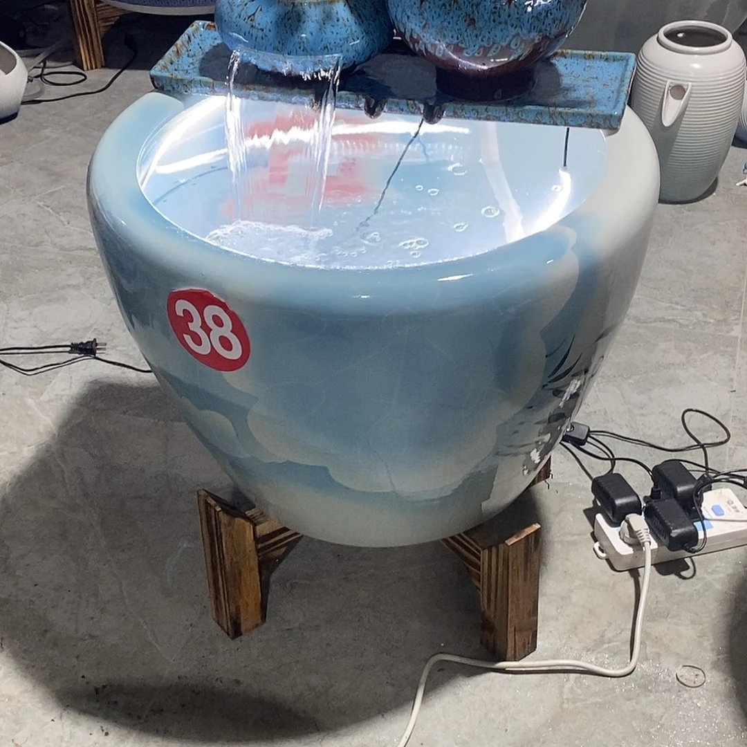 用***8景德镇陶瓷缸看直播间下单