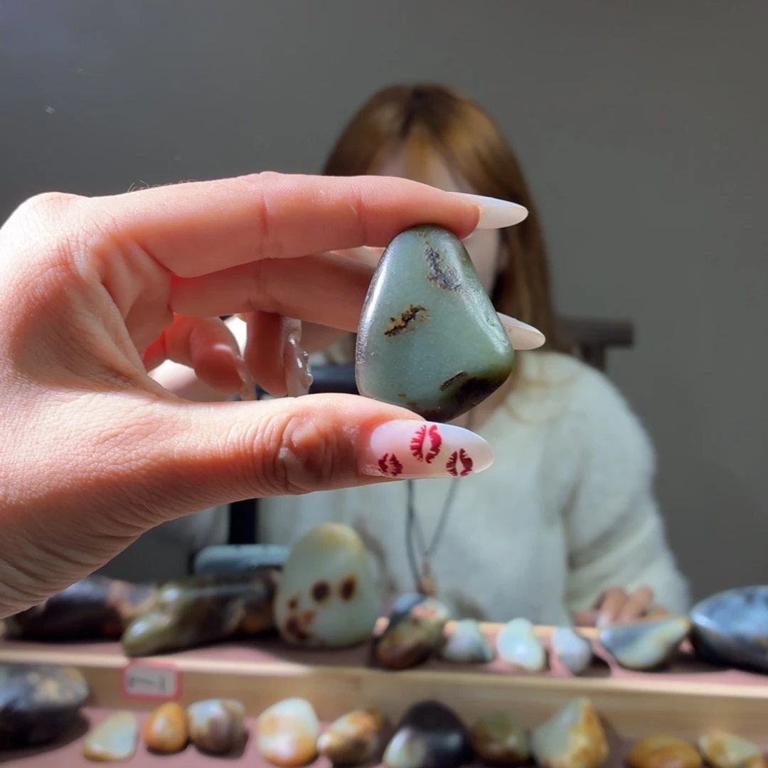 和田玉未镶嵌挂件27.2