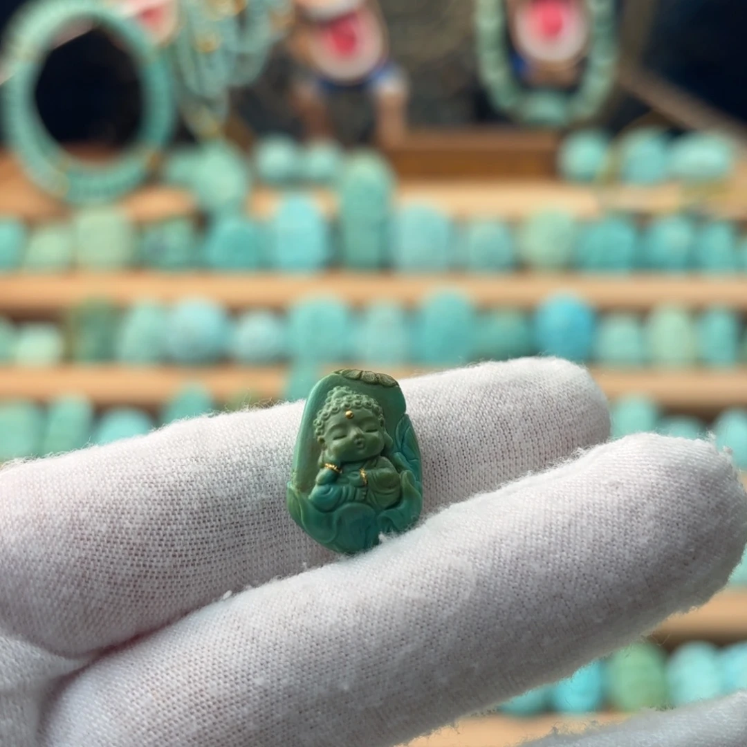 绿松石未镶嵌配饰