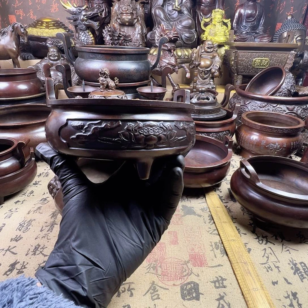 香炉 家用供香炉 风水摆件 聚宝盆 家居摆件