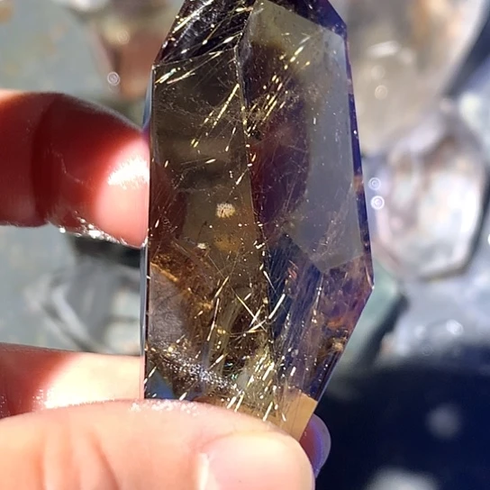 未镶嵌珠宝半成品水晶阖**色