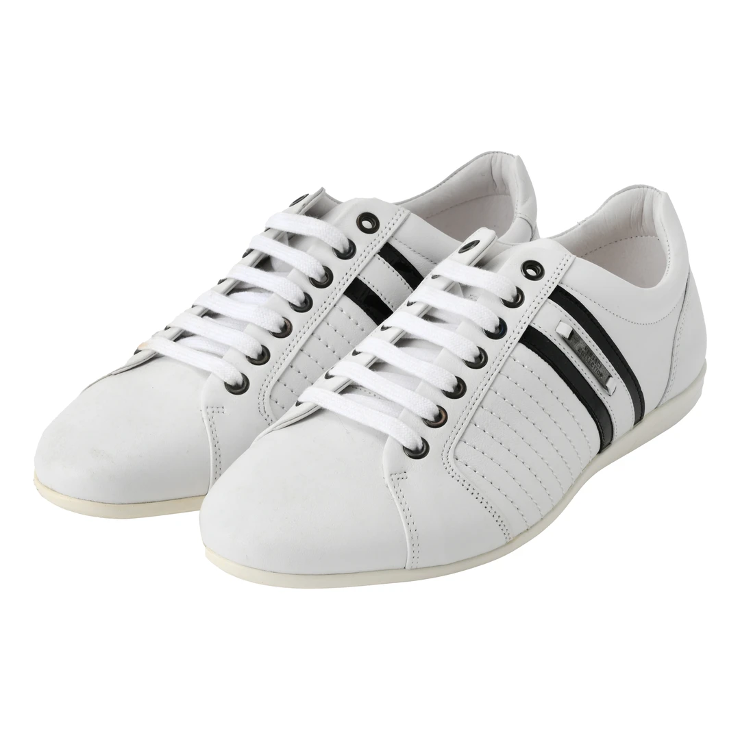 VERSACE/范思哲VC男士真皮休闲板鞋 V900421-VM00069-V110C