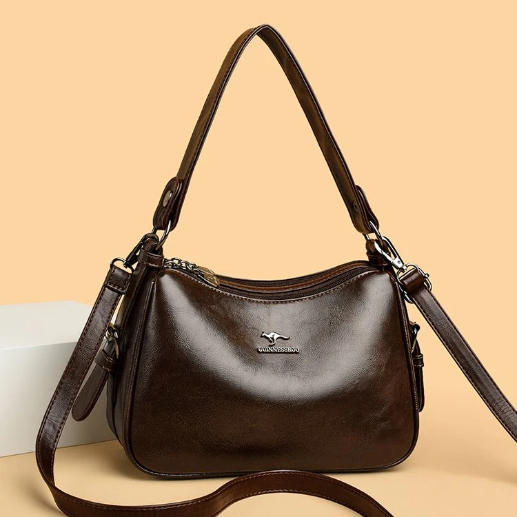 【长27高18宽11】新款高级感时尚单肩斜挎包女包ML咖啡2525