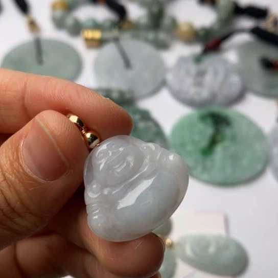 翡翠未镶嵌挂件翡翠