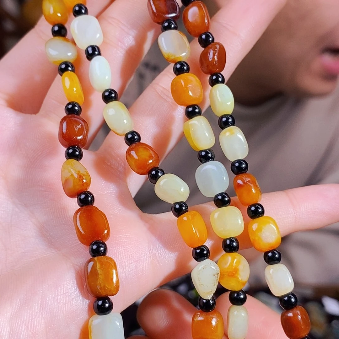 和田玉颈饰未镶嵌多样性发货发一个