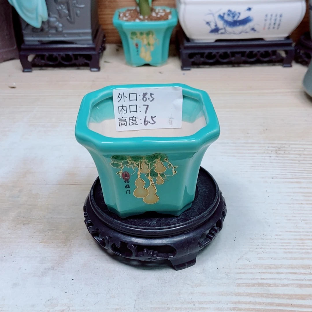 瓷片陶瓷花盆陶瓷艺术