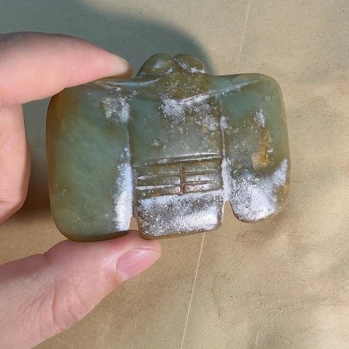 如***如合金岫玉颈饰大鹏鸟