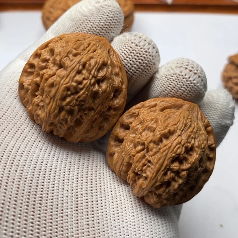 【闪购商品】文玩核桃把件盖*比14绣球