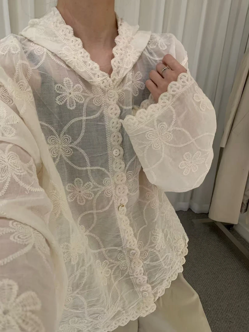 [Yiyi][刺绣防晒]慵懒感夏季必备防晒外套