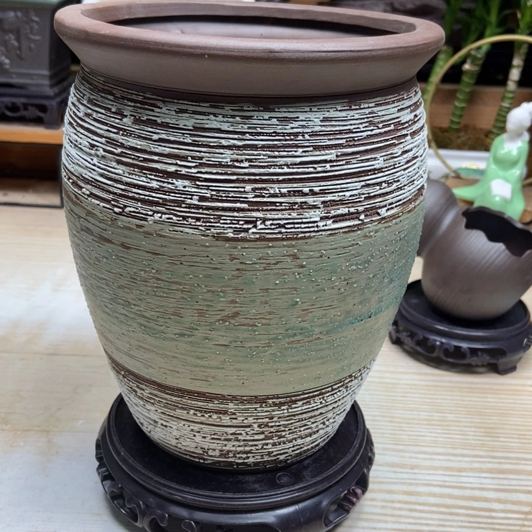 瓷片陶瓷花盆陶瓷艺术