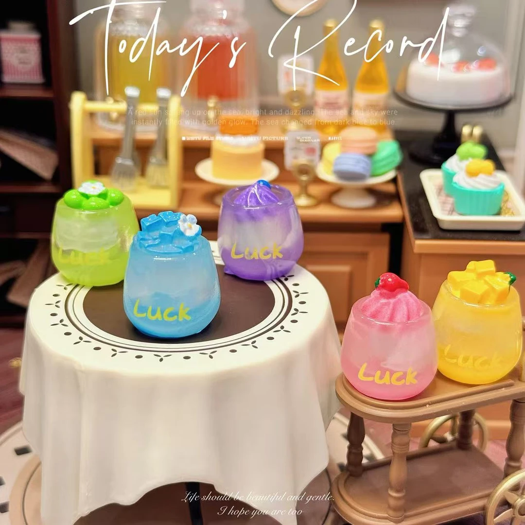 【夏日冰饮】仿真食玩diy树脂配件迷你玩具配