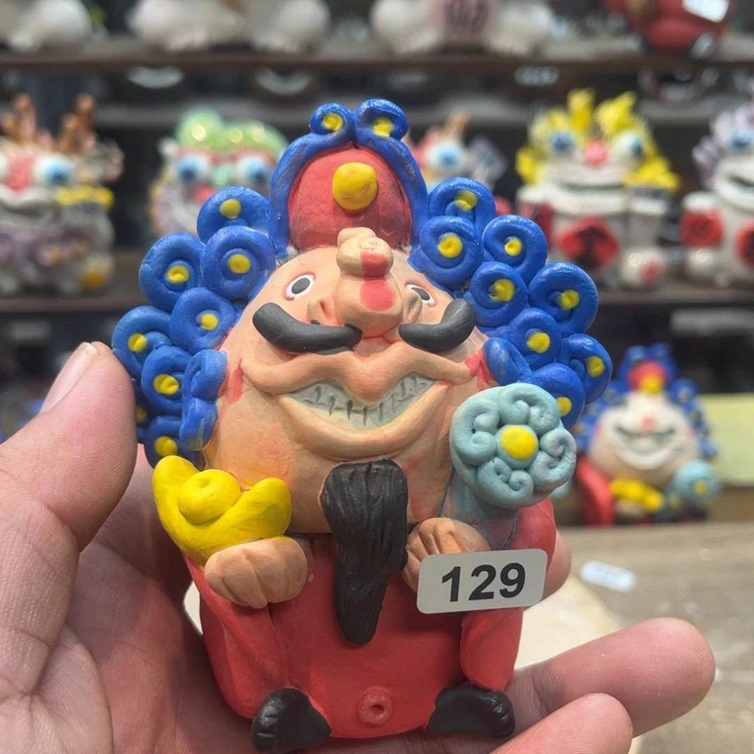 陶瓷纯手工抽象陶瓷摆件129