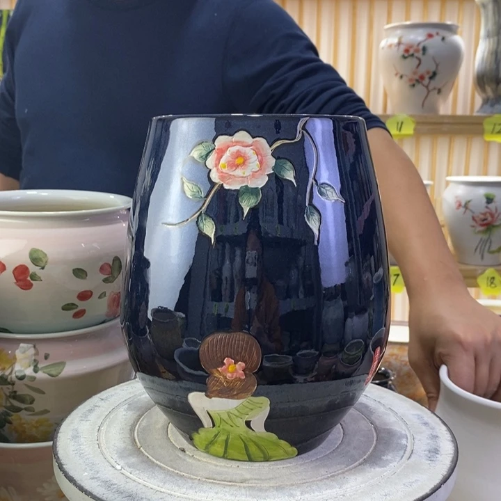 欢***喜手工高温陶瓷景德镇