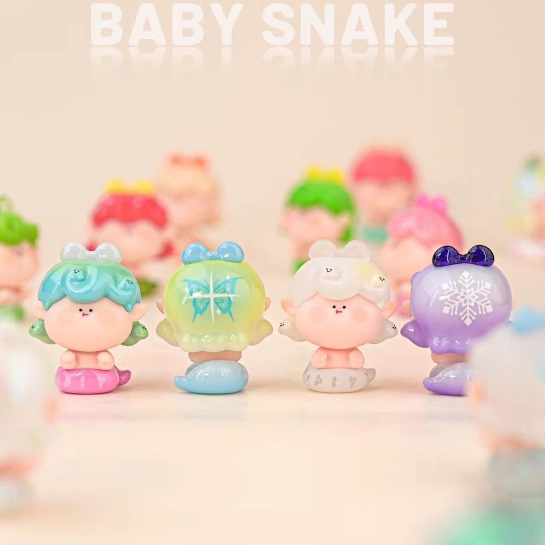 【拆盒】阿玛莉莉丝小蛇萌粒潮玩盲盒手办