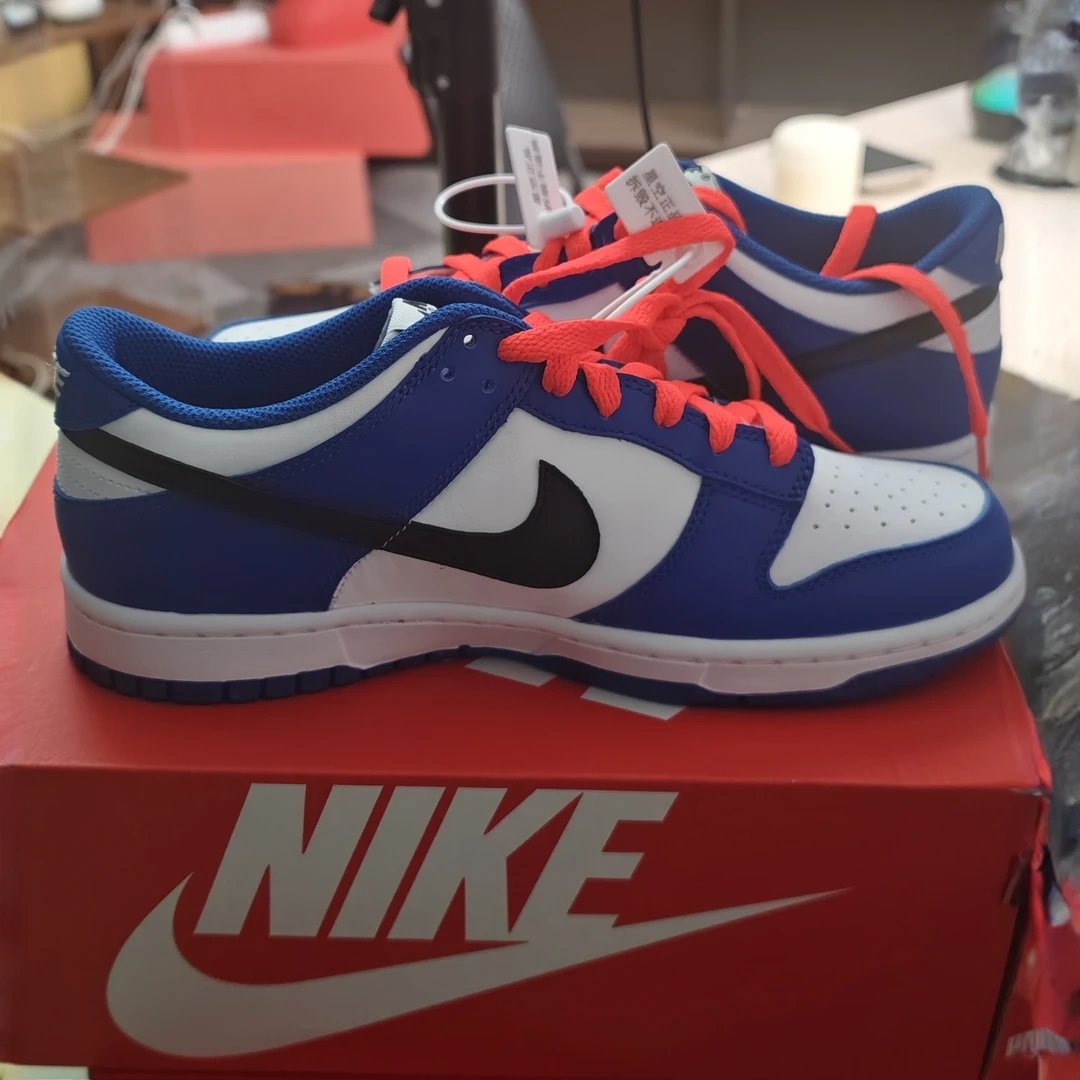 NikeDunk Royal Red 哆啦A梦机器猫GS 板鞋 白蓝红色 sun F1634