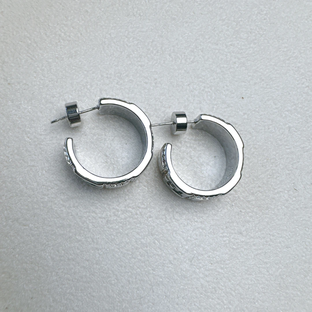 铜合金锆石耳饰 【雨桐轻奢饰品】设计款耳环YT02098