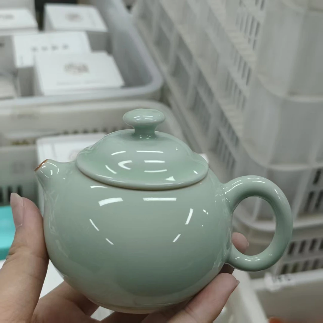 青绿灵芝壶T1621