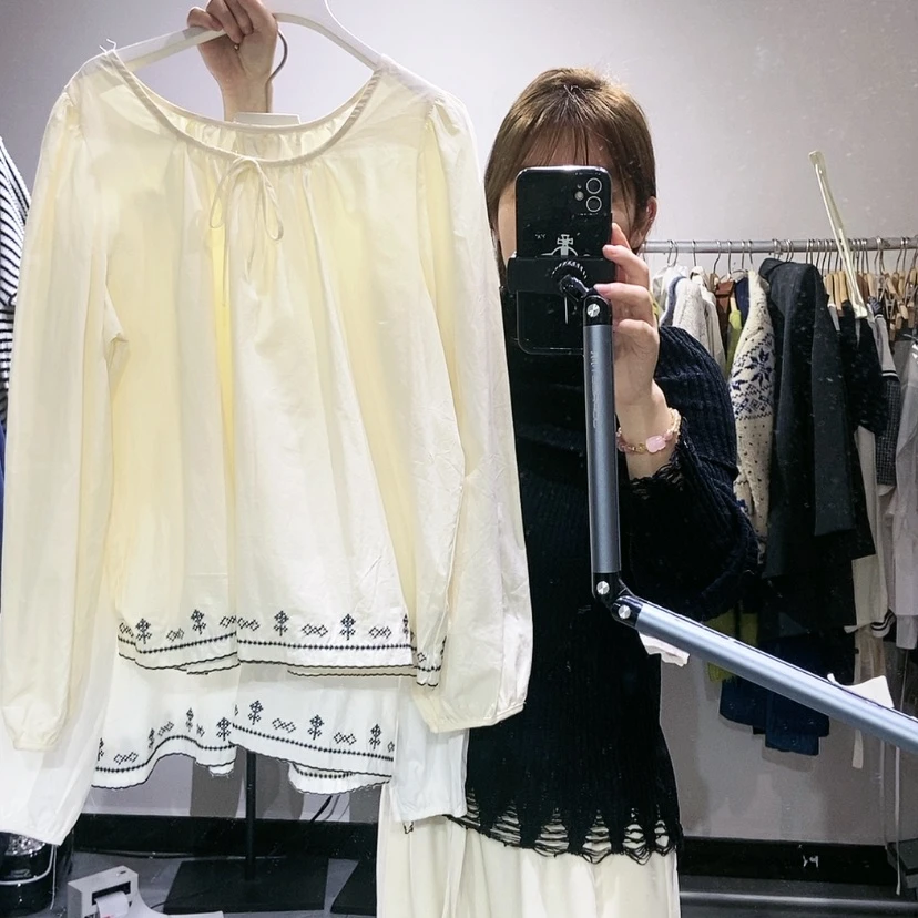 【闪购商品】杏色小衫