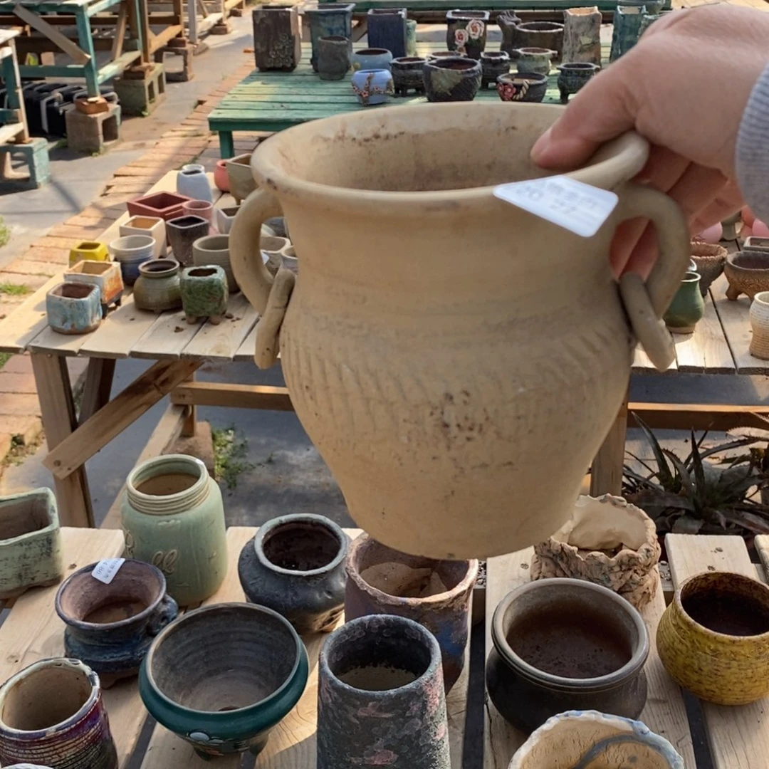 红陶I****I27号多肉盆一个呀