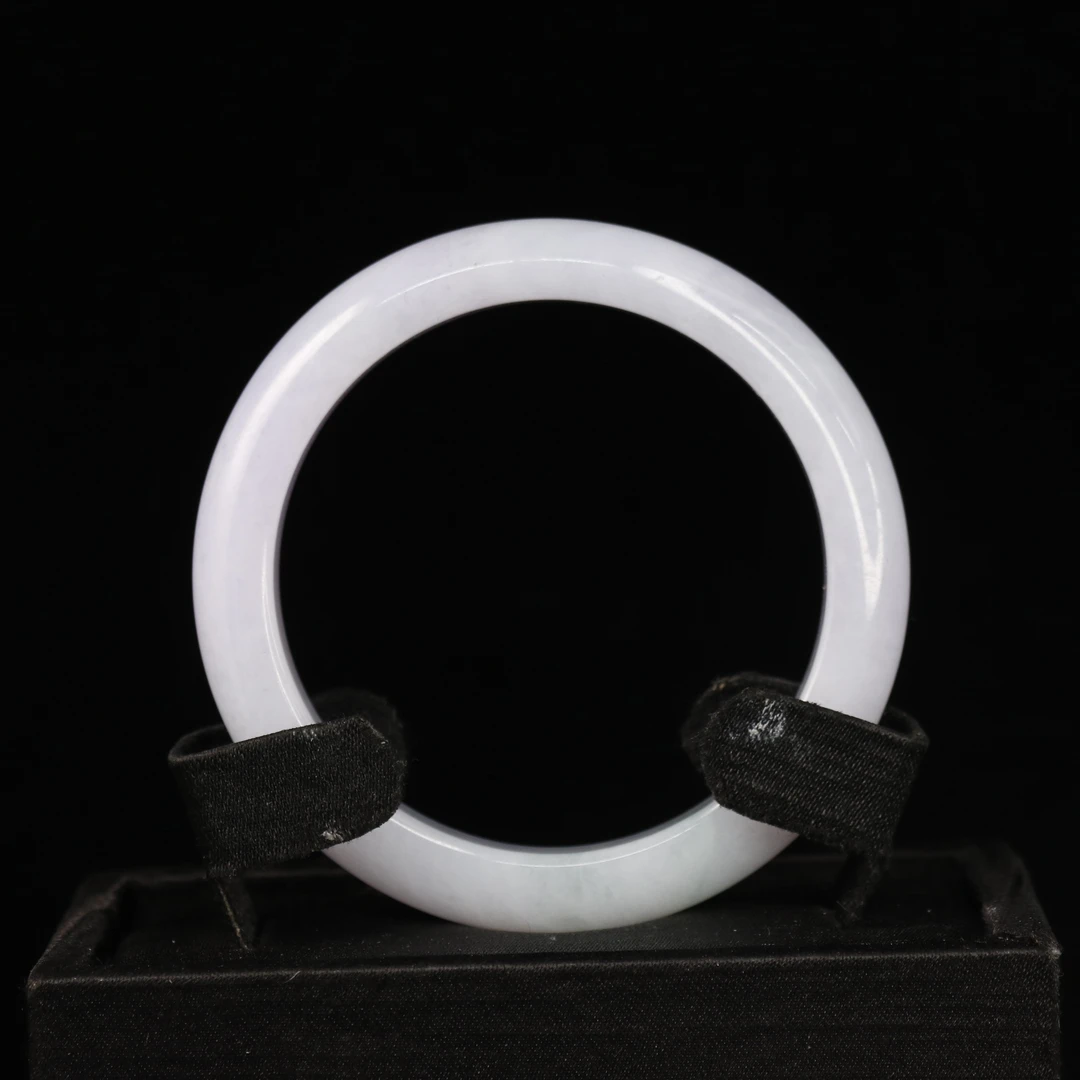 53天然缅甸翡翠A货春彩手镯/800267/上海嘉禾拍卖