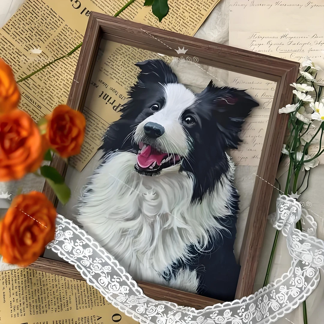 创意宠物纪念相框个性定制照片摆台（拍前联系客服）