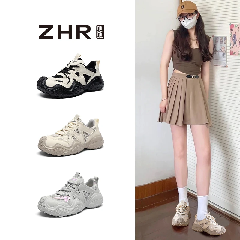 ZHR则则欧若风休闲鞋春季新款运动鞋丑萌徒步春夏穿搭欧若风穿搭