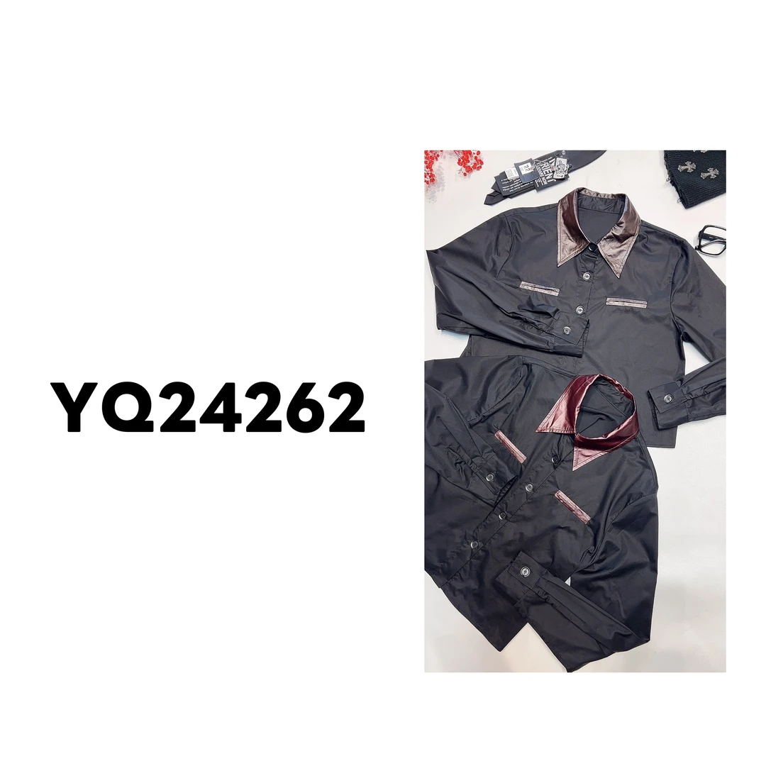 YQ24262深圳南油小众原CHuang 设计师时尚显瘦潮牌女装