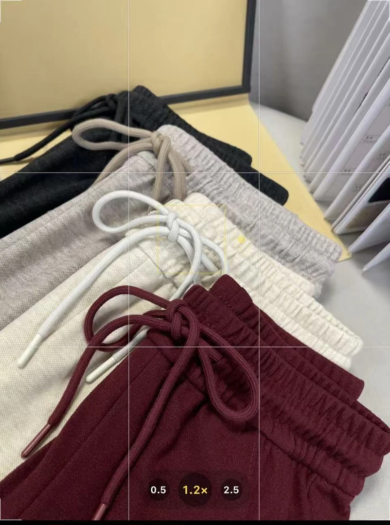 秋冬高腰窄版百搭显瘦直筒裤休闲梧桐裤23086