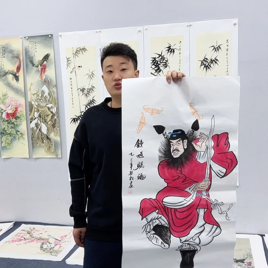 国画国画作品宣纸纯手绘