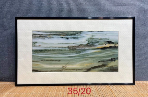 小众新中式《春色如许》装饰画适合客厅卧室沙发背景挂画