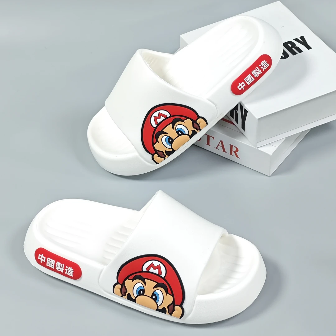 潮流拖鞋男外穿百搭踩屎感软底居家浴室防滑一字拖EVA一体凉拖男