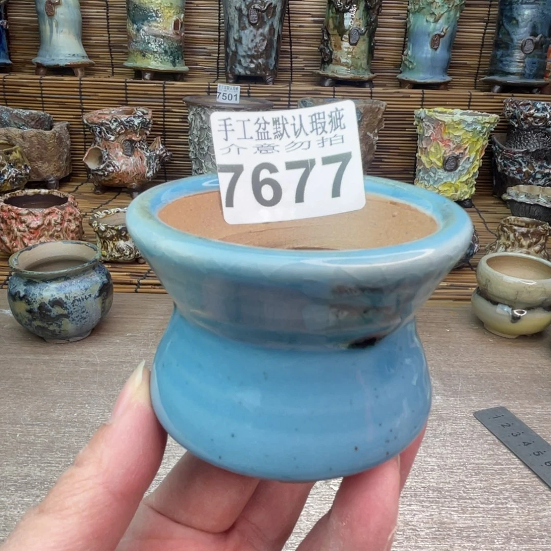 手工花盆默认瑕疵完美者勿拍