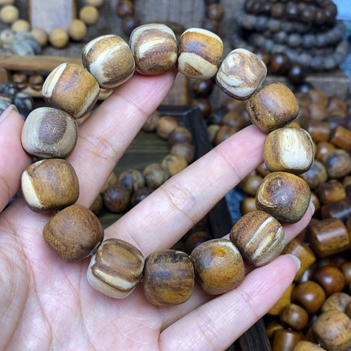 手串贡木15/16橘妖