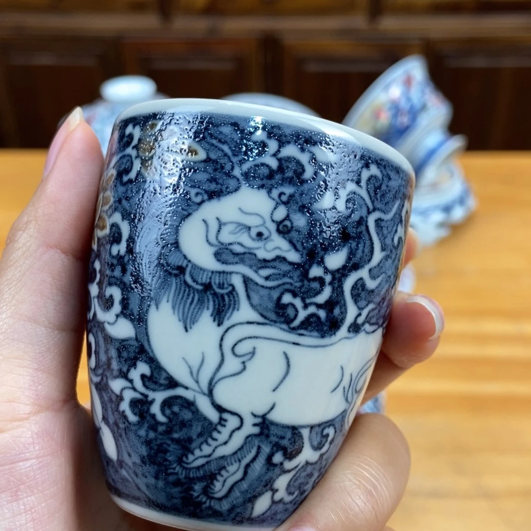 手绘现代茶具得古董