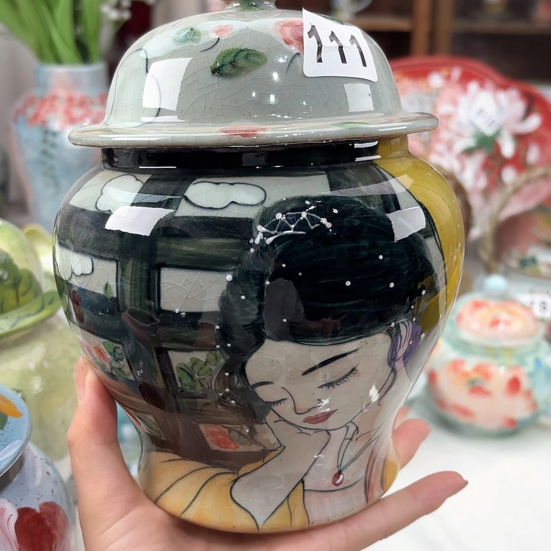 悠****景德镇手绘高温釉下彩陶瓷茶具