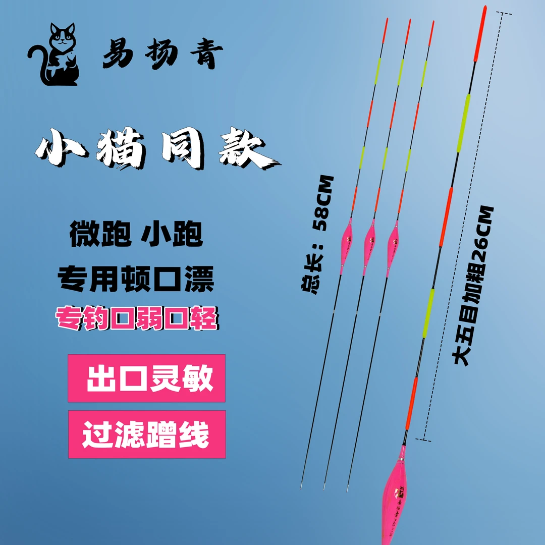 新款塑料尾非自立式无铅漂浮漂