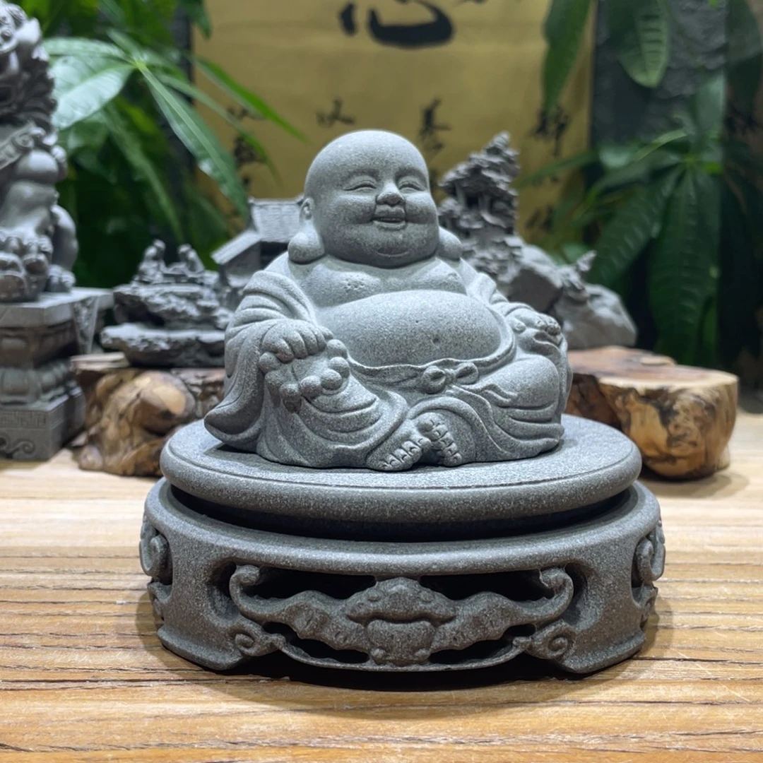 石材圆桌一个大肚一个