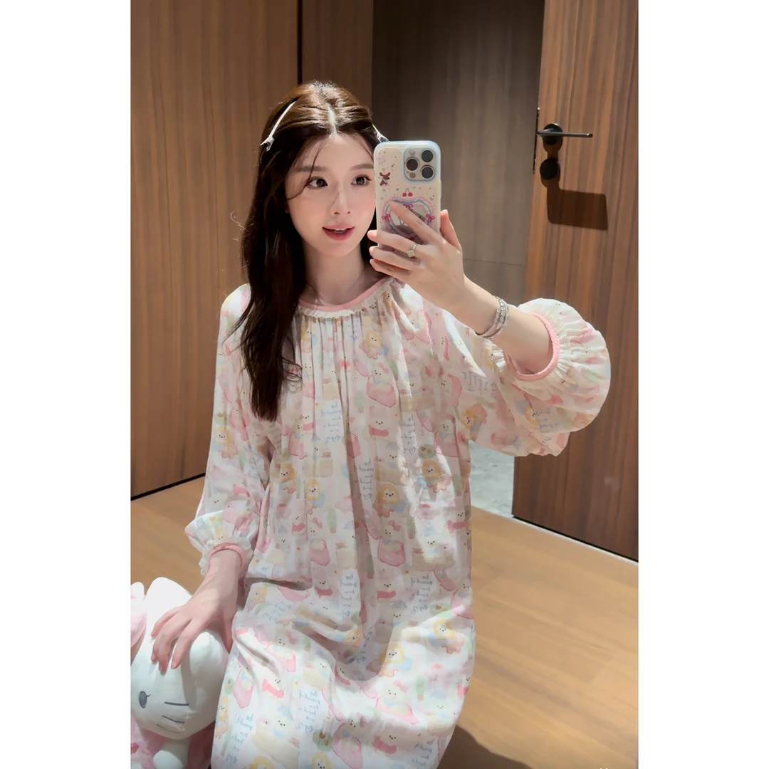 【痘痘私服】|【甜心小狗】四季款婴儿棉纱睡裙