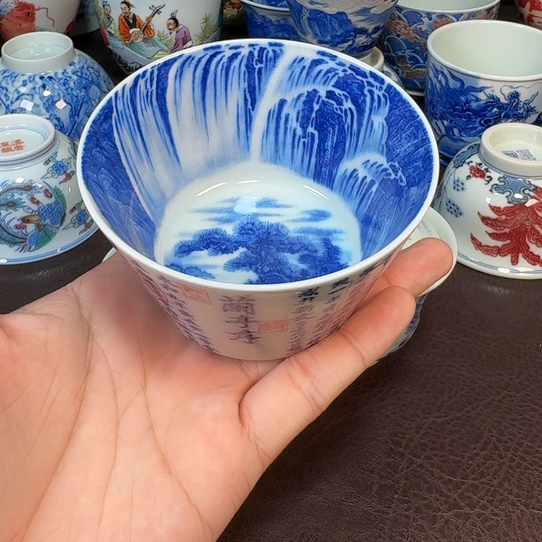 三***空现代景德镇陶瓷杯