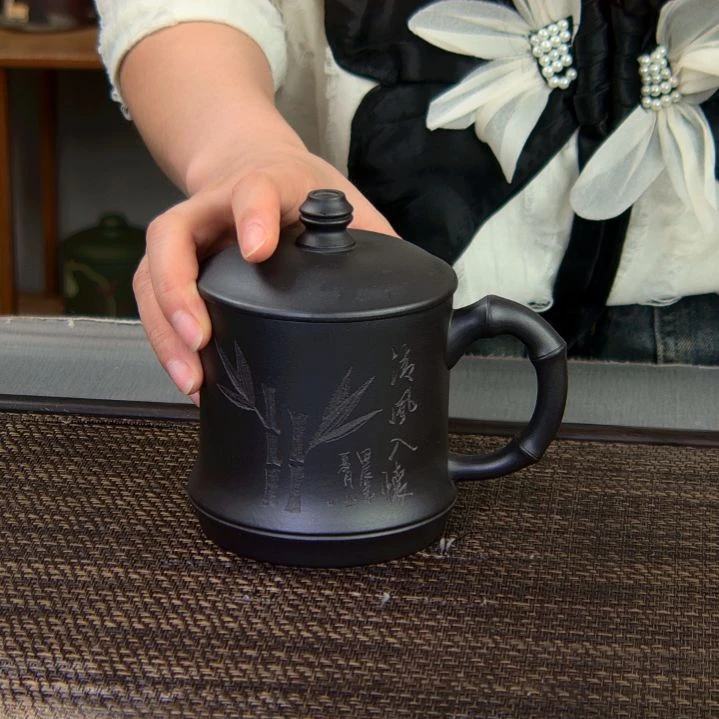 茶杯紫砂高货放漏