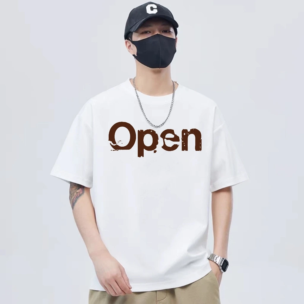 短袖夏季纯棉印花T恤夏款设计师白色上衣百搭夏装春夏情侣半袖