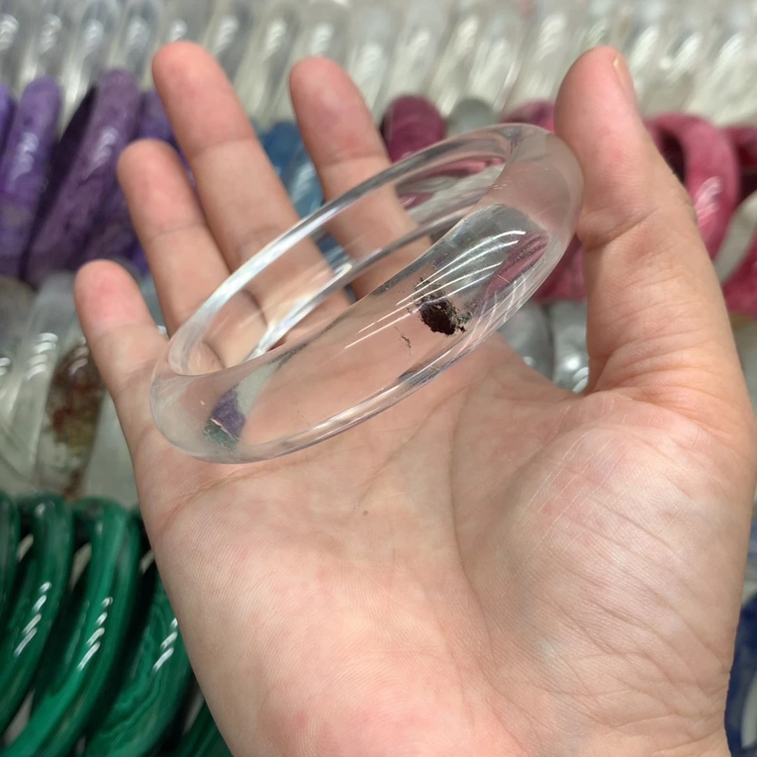 琪***琪水晶手镯未镶嵌白水晶