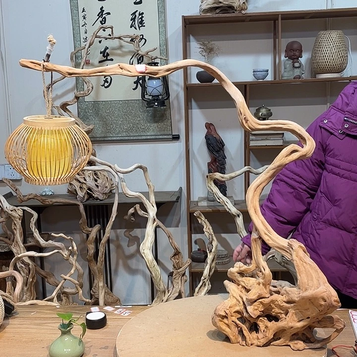 木杜鹃根根艺摆件