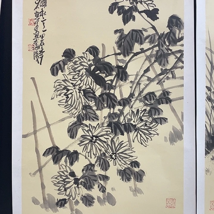 国画老师手绘作品