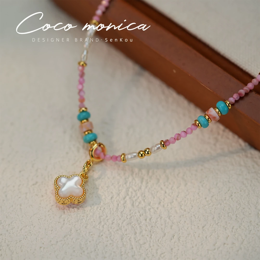 【小霞珠宝】珍珠项链手工简约气质轻奢时尚百搭复古小众AB295