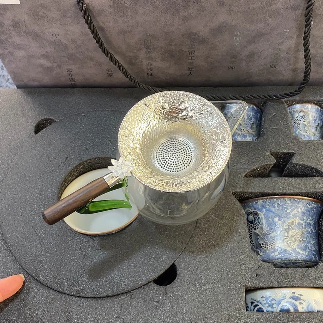 陶景德陶瓷盖碗茶具